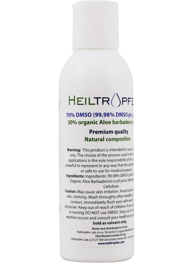 Heiltropfen DMSO Gel with Aloe Vera | 5 Oz - 150 g | DMSO Cream | High Purity - Image 2